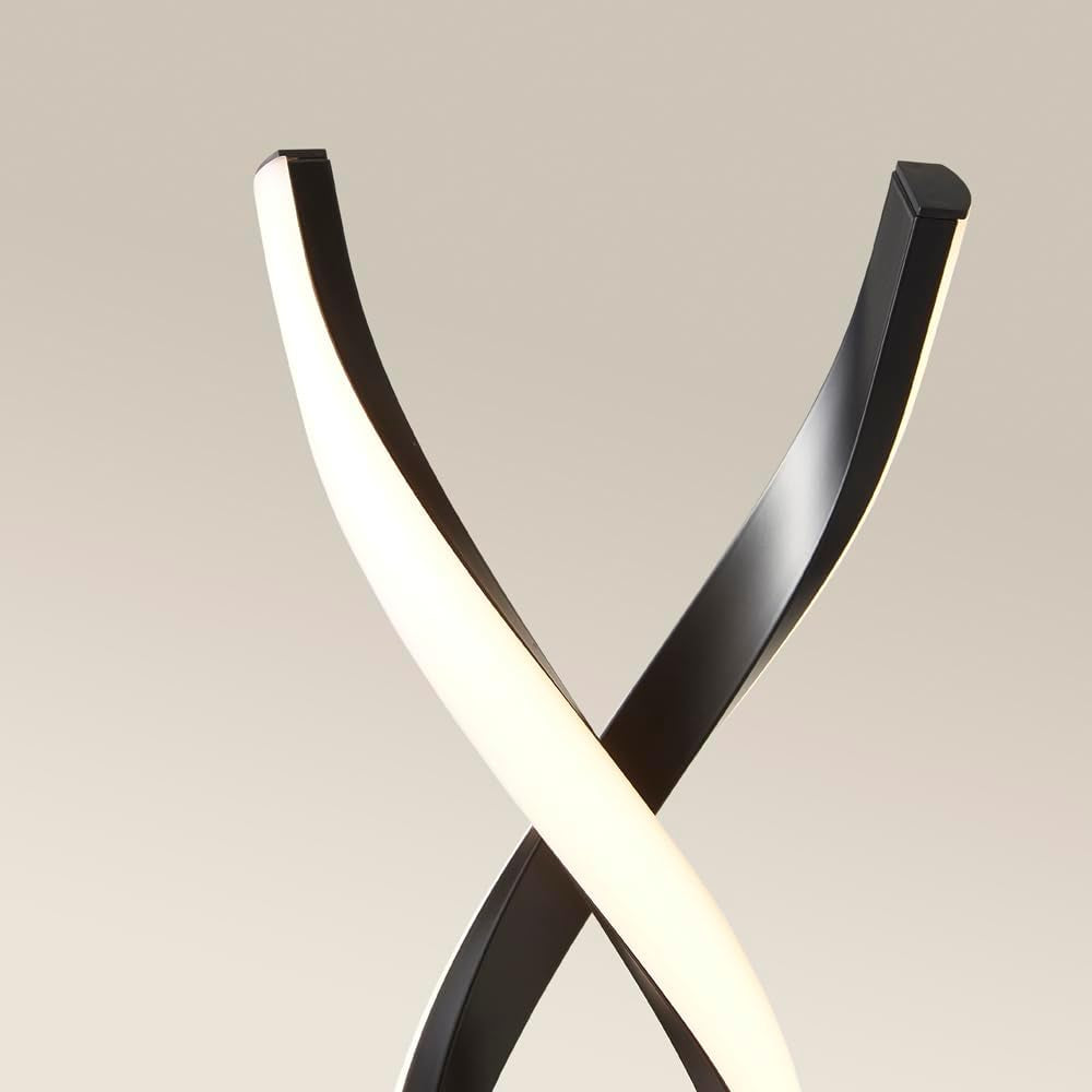 | Matt Black Double Twist Floor Lamp | Floor Lamps & Torchieres, Home Décor & Improvement Essential