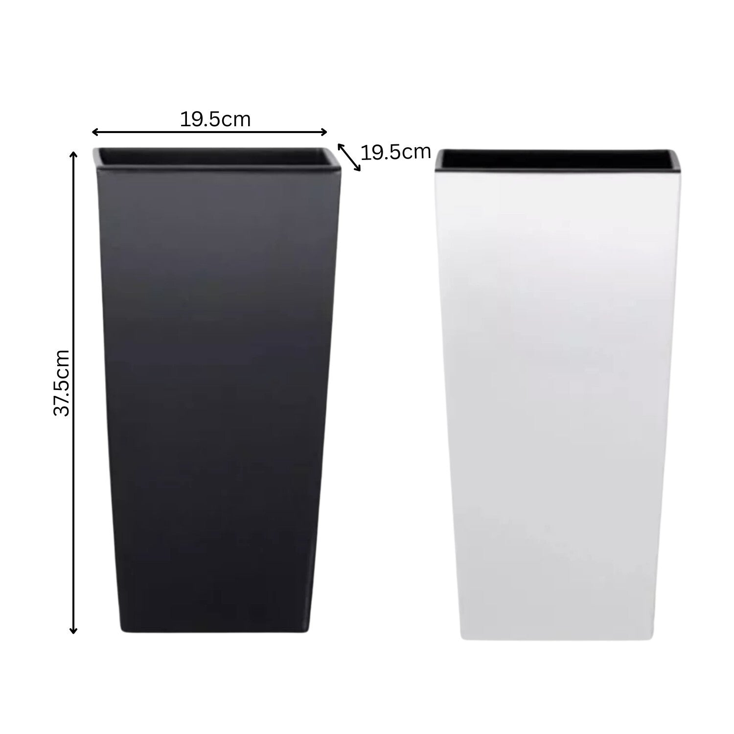 Tall Planter Plant Pot Flower with Insert Indoor Outdoor Garden Patio Home Large
