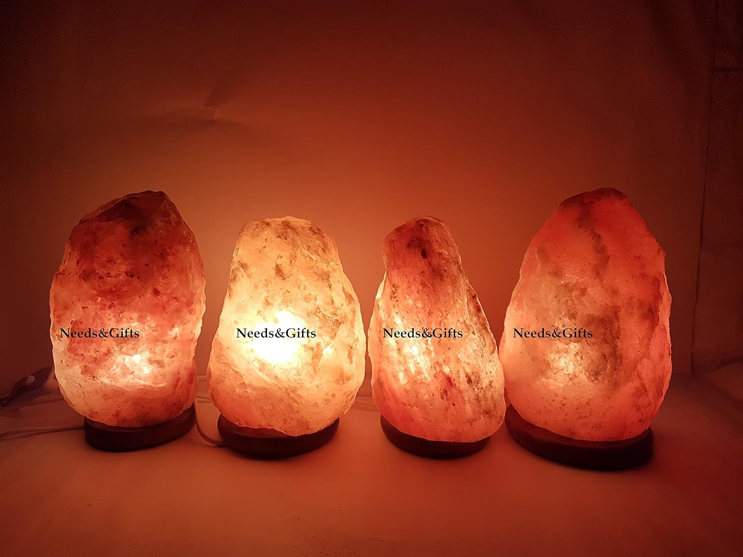 2-3 KG Prime Quality 100% Original Himalayan Crystal Rock Salt Lamp Natural from Foothills of the Himalayas Beautifully Hand Craft Comes with Complete Electric Fitting Guaranteed
