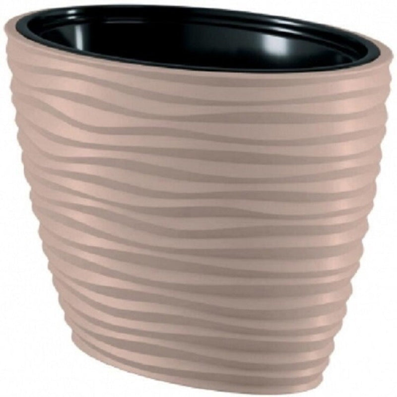 Large Tall Plant Pot Oval Ellipse Dunes Flower Indoor Garden Patio Planter