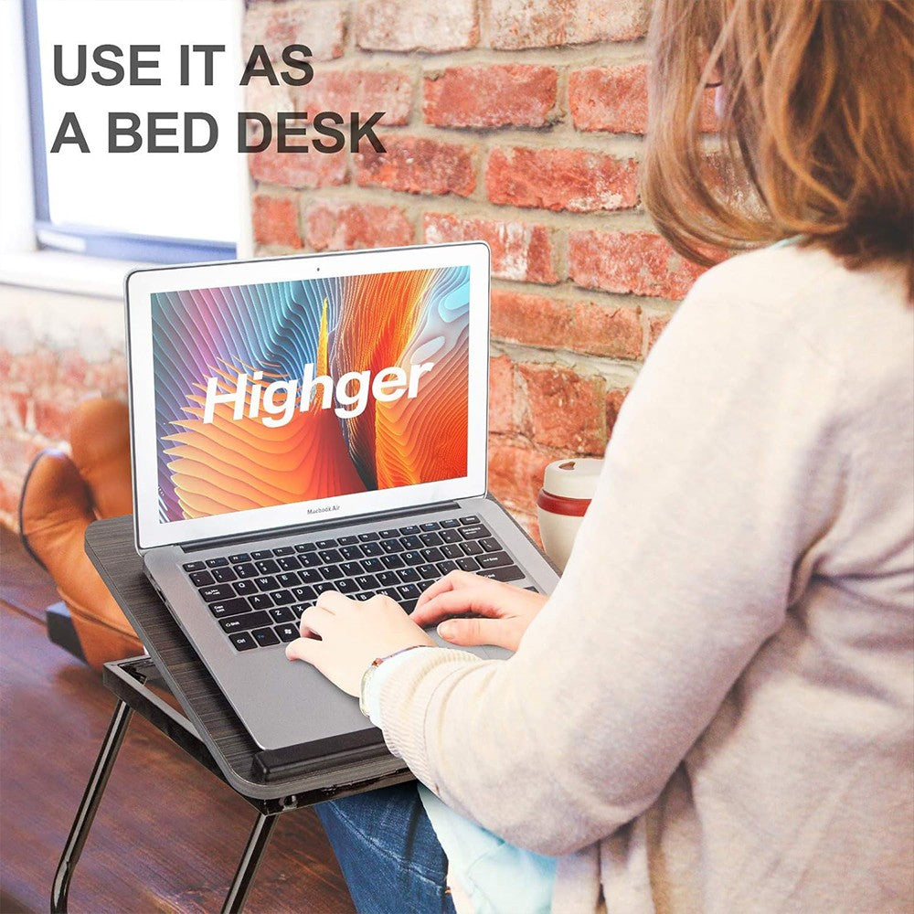 Portable Folding Laptop Table - Versatile Bed Tray and Sofa Desk for Work and Breakfast