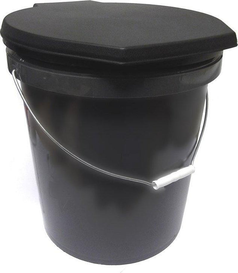 Freedom Trail Travel Toilet, Lightweight, Portable, Durable for Camping, Black
