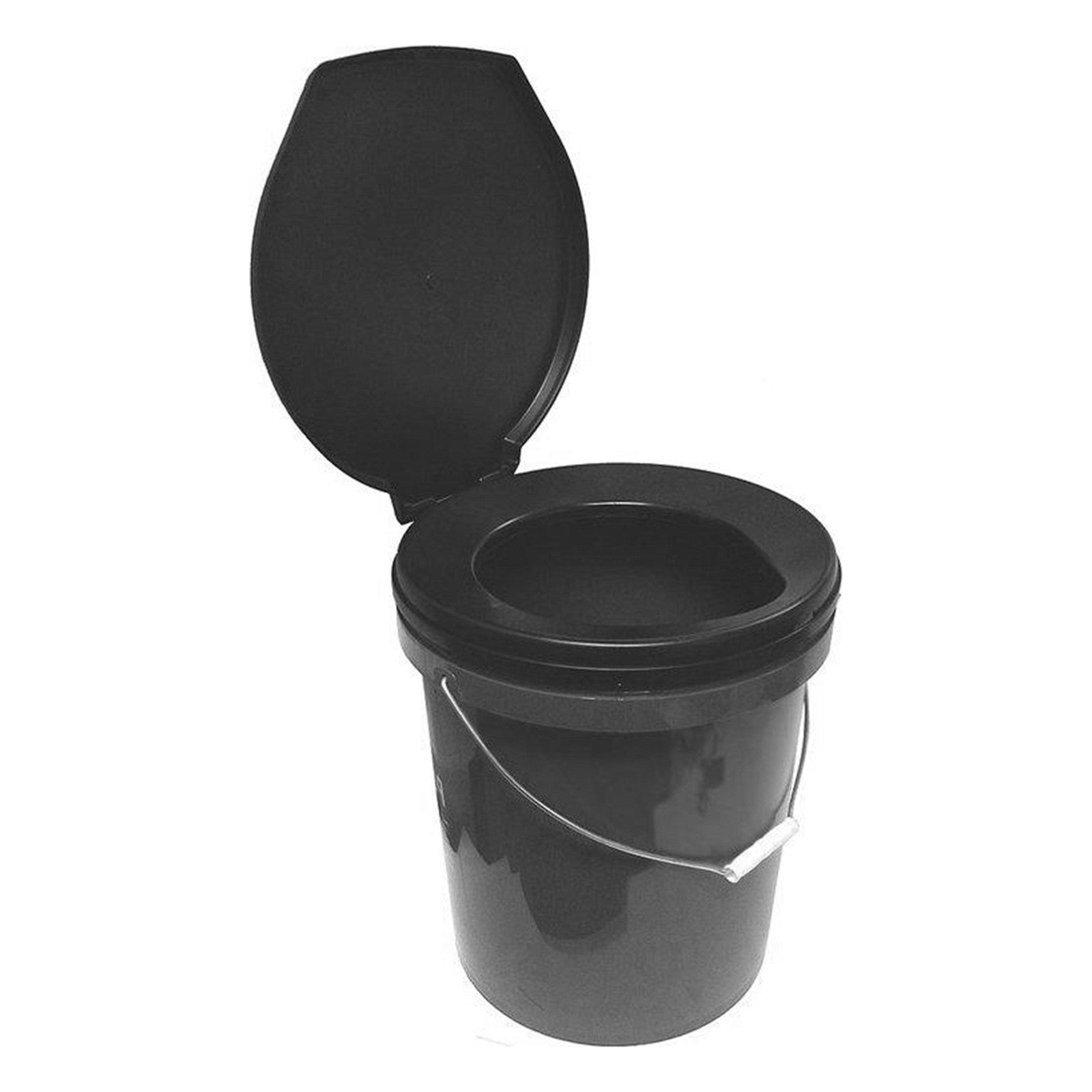 Freedom Trail Travel Toilet, Lightweight, Portable, Durable for Camping, Black