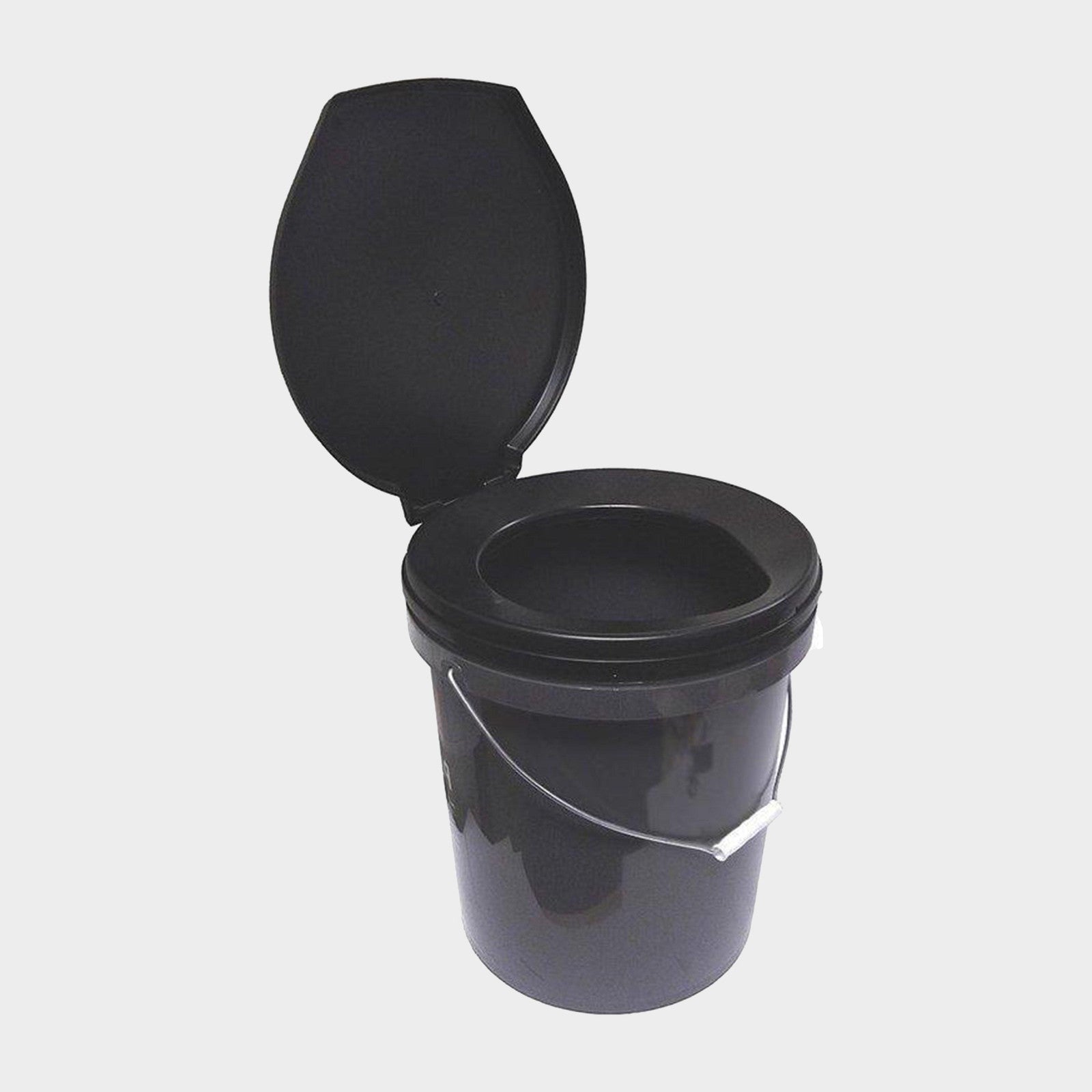 Freedom Trail Travel Toilet, Lightweight, Portable, Durable for Camping, Black