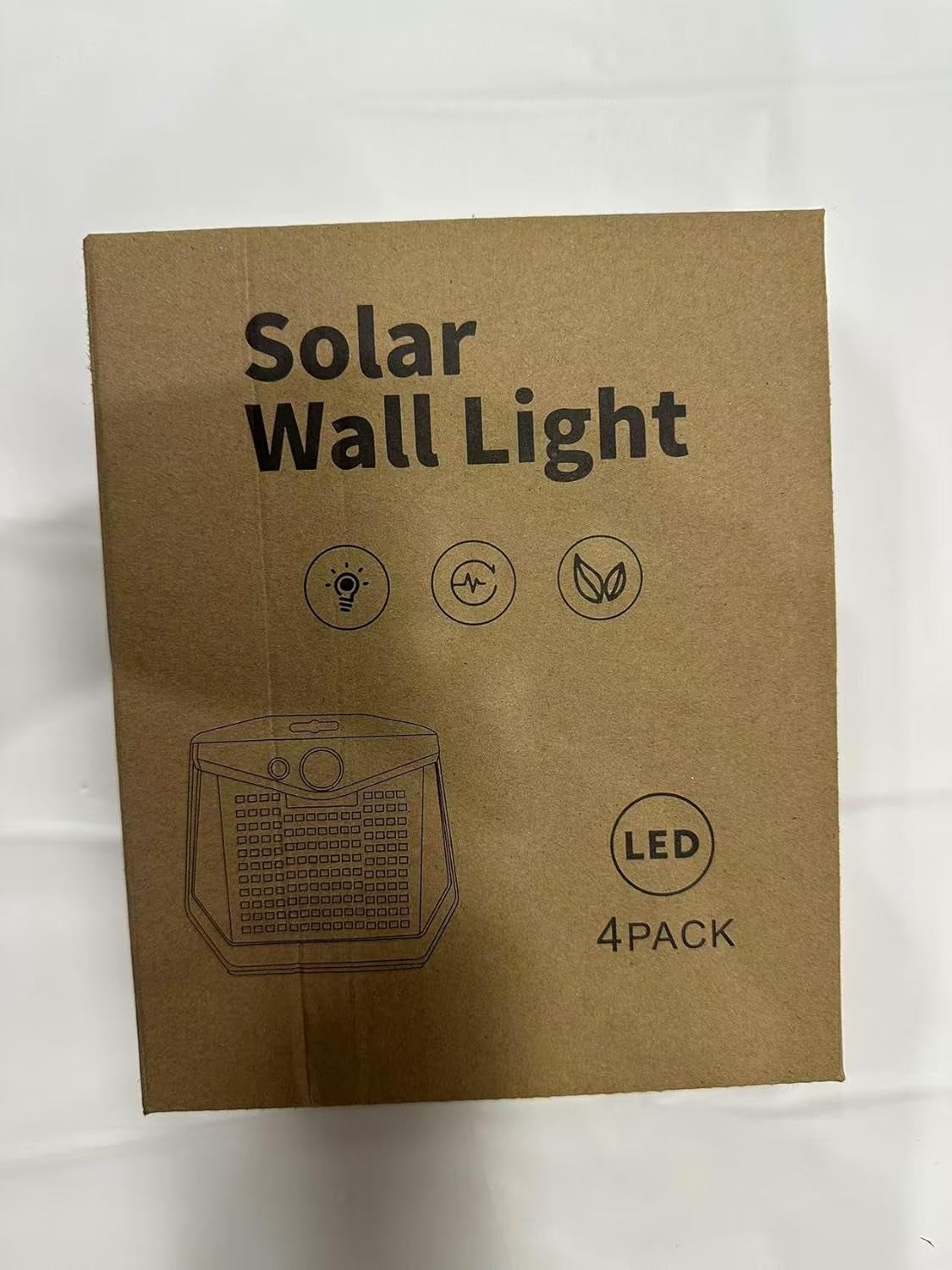 Solar Powered Outdoor Security Lights: 238 LED Motion Sensor Wall Lighting with 3 Modes and 270° Wide Angle, IP65 Waterproof - 4 Pack for Garden, Fence, Door, Garage, and Yard