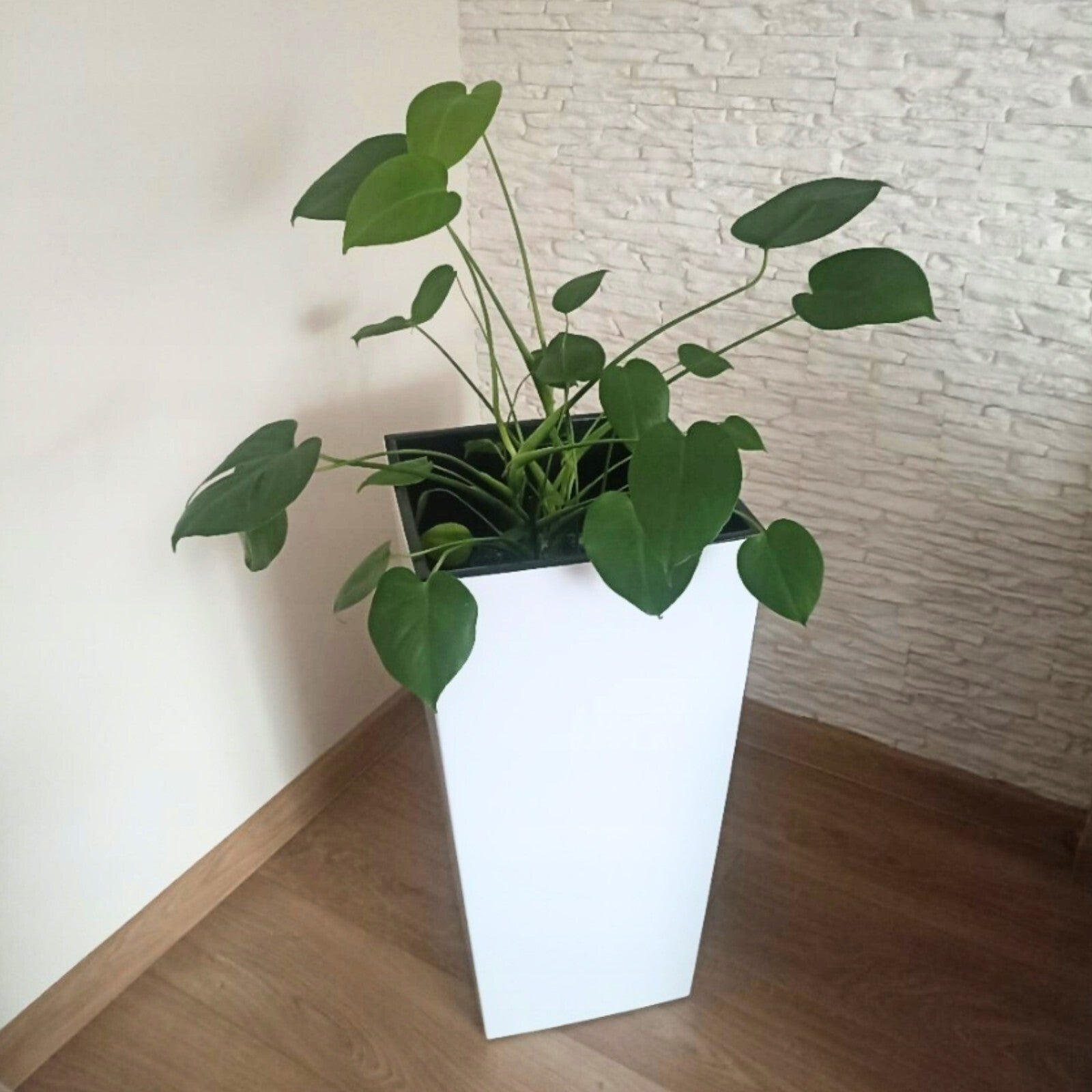Tall Planter Plant Pot Flower with Insert Indoor Outdoor Garden Patio Home Large