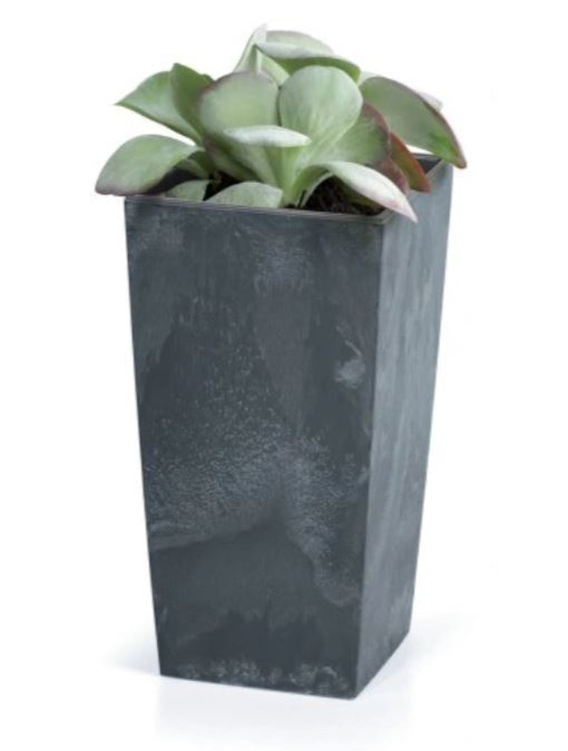 Tall Planter Plant Pot Square Concrete Effect Flower Indoor Outdoor Garden Patio